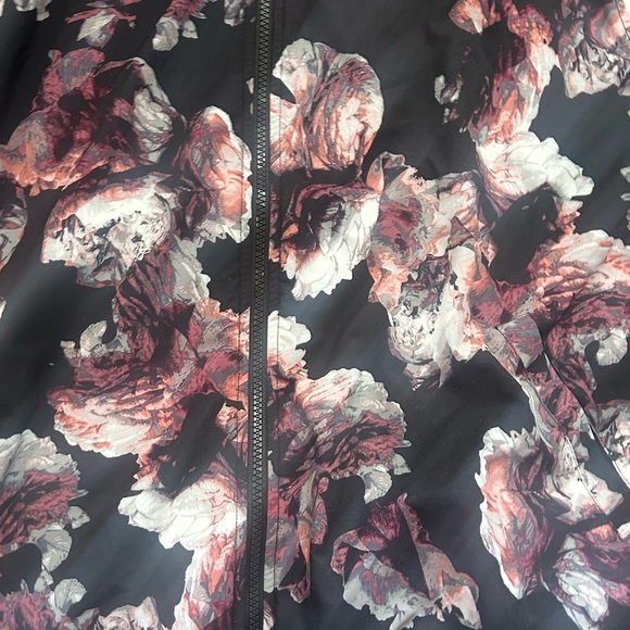 PINK Victoria's Secret Black and Pink Bomber Jacket - Picture 3 of 12